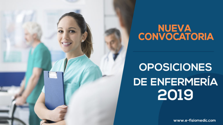 Nueva Convocatoria opesiciones de enfermería 2019